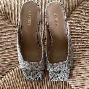 Express Open Toe Heel